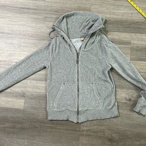 Michael Kors women’s zip up sweatshirt Size medium grey